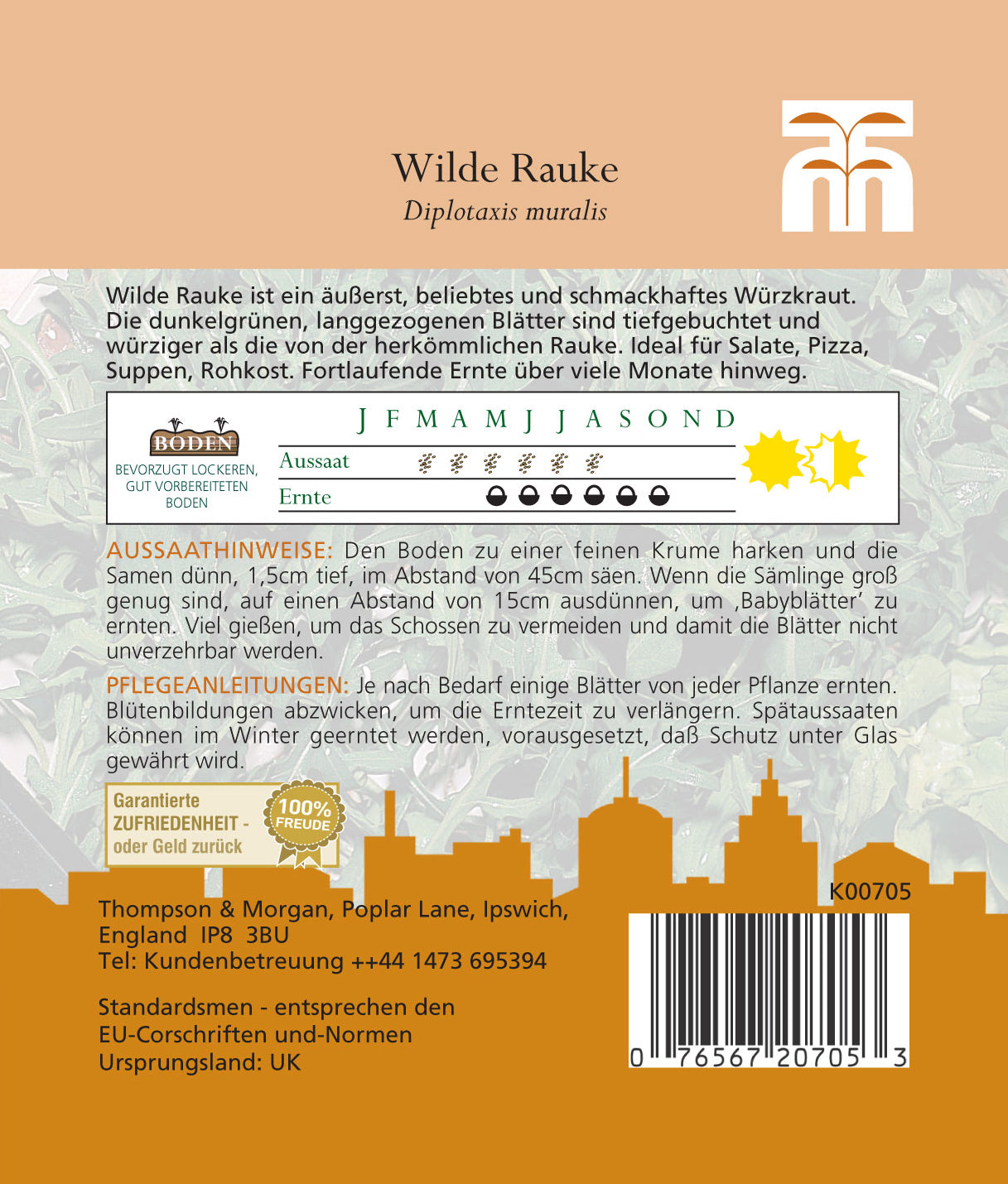 Wilde Rauke - Königliche Gartenakademie