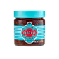 Ein 200g Glas mit Firelli | Chili Crunch von Firelli, mit italienischem Olivenöl, einem türkisfarbenen Deckel und einem dekorativen türkis-roten Etikett.