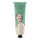 Die grün-beigefarbene Tube der "Aloe Vera"-Handcreme von Archivist Gallery zeigt eine schwarze Strichzeichnung einer Frau, eine schwarze Kappe und einen weißen Hintergrund, der das elegante Design dieser veganen Handcreme betont.
