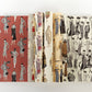 Pepin Press – Modernes Geschenk- und kreatives Papierbuch der 1920er Jahre, Band 93, präsentiert fünf Bücher mit Covern im Designstil von Geschenkpapier, die modisch gekleidete Figuren der 1920er Jahre zeigen.