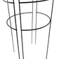 Der 2x Staudenhalter HUGO halbrund von Hirsch ist ein schwarzer Metall-Halbrund mit stabilen Beinen und Ringen, ideal als Rankhilfe Garten zum Stützen und Stabilisieren von hohen oder wachsenden Pflanzen in Ihrem Garten oder Pflanzgefäß.