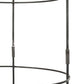 Nahaufnahme der Hirsch Ranksäule Obelisk SUSANNE mit stabilen horizontalen und vertikalen Metallstäben in runder Form - ideal für Pflanzen oder Gemüse bis zu 230 cm Höhe.