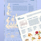 Entdecken Sie zwei illustrierte Seiten im Water & Wines - Gourmet-Puzzle - Paris: die eine zeigt die Küchenbrigade-Hierarchie mit Zeichnungen der Köche, die andere feiert die Pariser Küche-Paris-Gastronomie und Bistro-Klassiker. Ein perfektes Geschenk für Feinschmecker!.