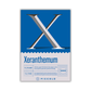 Eine blau-weiße Piccolo Seeds Packung zeigt ein großes silbernes "X" mit "Xerantheme" darunter. Die Piccolo Seeds - X | Xerantheme Packung enthält Trockenblumen, Pflanzeninfos und langlebige Blüten in ihrer Seeds-Sektion.