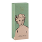 Eine grün- und hellbraune Schachtel mit der "Aloe Vera"-Handcreme von Archivist Gallery, verziert mit einer Strichzeichnung einer kurzhaarigen Büste und floralen Akzenten.
