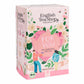Die English Tea Shop "For You" Bio-Tee Box enthält 20 Teebeutel in 5 Sorten, verpackt in einer rosa-weißen Geschenkbox mit floralem Design - ideal als personalisierbares Tee Geschenk.