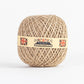 Ein Knäuel Nutscene Twines Ltd - Farbenfrohe Jute-Schnurbälle aus der Heritage Twine-Reihe in natürlich, mit einem cremefarbenen Etikett mit zwei Union Jack Flaggen und dem Text "Nutscene - The Ideal Garden Twine", vegan und biologisch abbaubar.