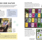 Der "1000 Stunden draussen" vom DK Verlag ist ein zweiseitiger Ratgeber für Kinder mit Text, bunten Kärtchen mit passenden Blumen und Blättern sowie niedlichen Blatt- und Blumenkritzeleien - ideal für Outdoor-Aktivitäten Kinder.