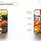 Entdecke in der "Super-Lunchbox" von DK Verlag über 80 abwechslungsreiche Rezepte: Reis, Gemüse, Tofu, Bohnen & mehr - ideal für die gesunde Mittagspause! Praktische Fächer & Beschriftung. Überschrift: WAS KANN EINGEPACKT WERDEN?.