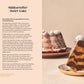 Eine Rezeptseite aus "Kleine Kuchen | 50 Rezepte für Mini-Kuchen, kleine Torten & mehr" vom DK Verlag zeigt links Zutaten und Anleitungen und rechts ein Foto einer mit Puderzucker bestäubten Mini-Kuchen-Schnitte.