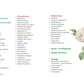Inhaltsverzeichnis von "Historische Rosen | fünfzig Rosensorten mit prachtvollen historischen Illustrationen" aus dem Dumont Verlag, mit Kapiteln über alte Rosen, Pflege, Kletterrosen & mehr. Illustrierte weiße Rose mit grünen Blättern ziert die rechte Seite.