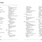 Eine Doppelseite mit dem Titel REGISTER aus LEON | Hundert Suppen des Dumont Verlags enthält einen alphabetischen Index, der Themen wie schnelle Suppen und Suppenrezepte mit den Seitenzahlen A bis P in schwarzer Schrift auf weißem Hintergrund auflistet.