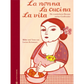 Das Buchcover zeigt eine Frau in einem gemusterten Kleid, die Speisen mischt, den italienischen Titel "La nonna La cucina La vita" und den deutschen Untertitel. Entdecken Sie die "Original italienischen Familienrezepte" des Gerstenberg Verlags mit authentischen ligurischen Rezepten.
