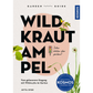 Buchumschlag mit dem Titel "Gartenführer Wildkrautampel | Vom gelassenen Umgang mit Wildwuchs im Garten" aus dem Kosmos Verlag, mit Löwenzahn, Klee und anderen Wildkräutern. Text in Deutsch mit blauem Kosmos-Logo und Rundsiegel unten rechts.