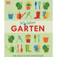 Cover von "So geht Garten | Die Basics für Einsteiger" vom DK Verlag, mit bunten Illustrationen von Gartengeräten und Gummistiefeln - ideal für Gartenanfänger im Nutz- und Ziergarten auf hellgrünem Grund.