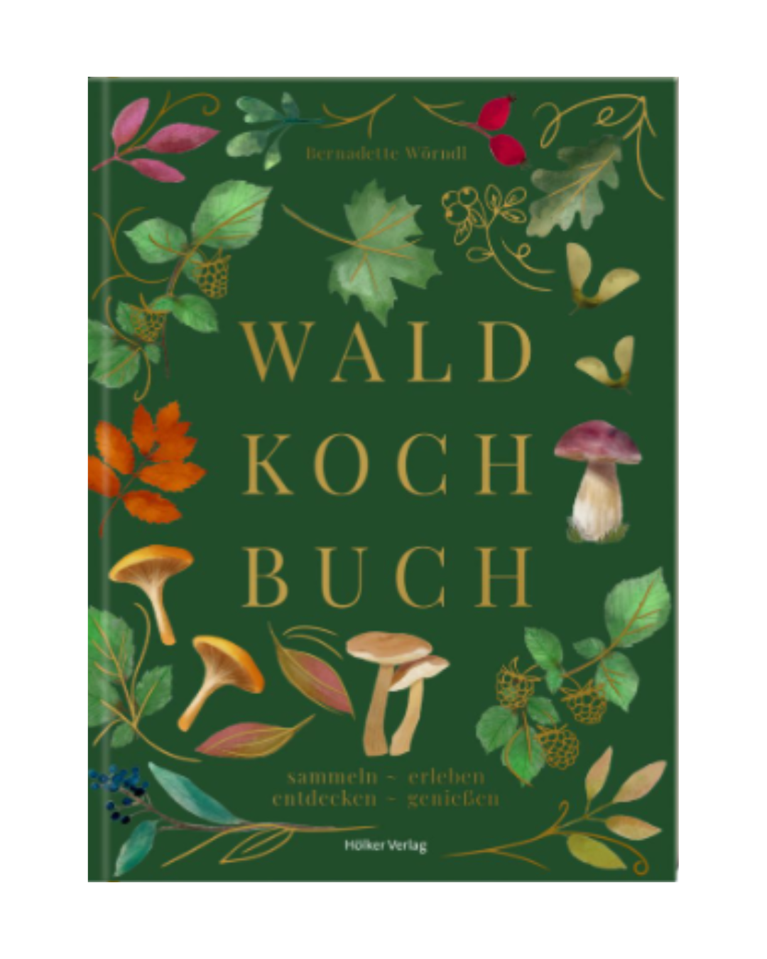 Das „Wald Kochbuch | Sammeln, erleben, entdecken & genießen“ von Coppenrath, dessen leuchtend grüner Einband mit verspielten Illustrationen von Pilzen, Blättern und Beeren verziert ist, spiegelt auf wunderschöne Weise die Wunder des Waldes wider. Die Autorin Bernadette Wörndl präsentiert saisonale Waldrezepte („Rezepte aus dem Wald“) für eine inspirierende und geschmackvolle Reise durch die Fülle der Natur.