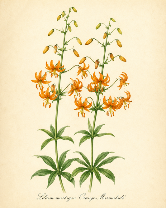 Lilium martagon 'Orange Marmalade' - Türkenbund-Hybride