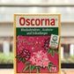 Eine 1 kg Kiste Oscorna Rhododendren-, Azaleen- und Erikadünger Naturdünger von Oscorna steht auf Holz. Auf der Verpackung sind rosa Blüten, grüne Blätter und die Aufschrift "100 % natürliche Rohstoffe" zu sehen.