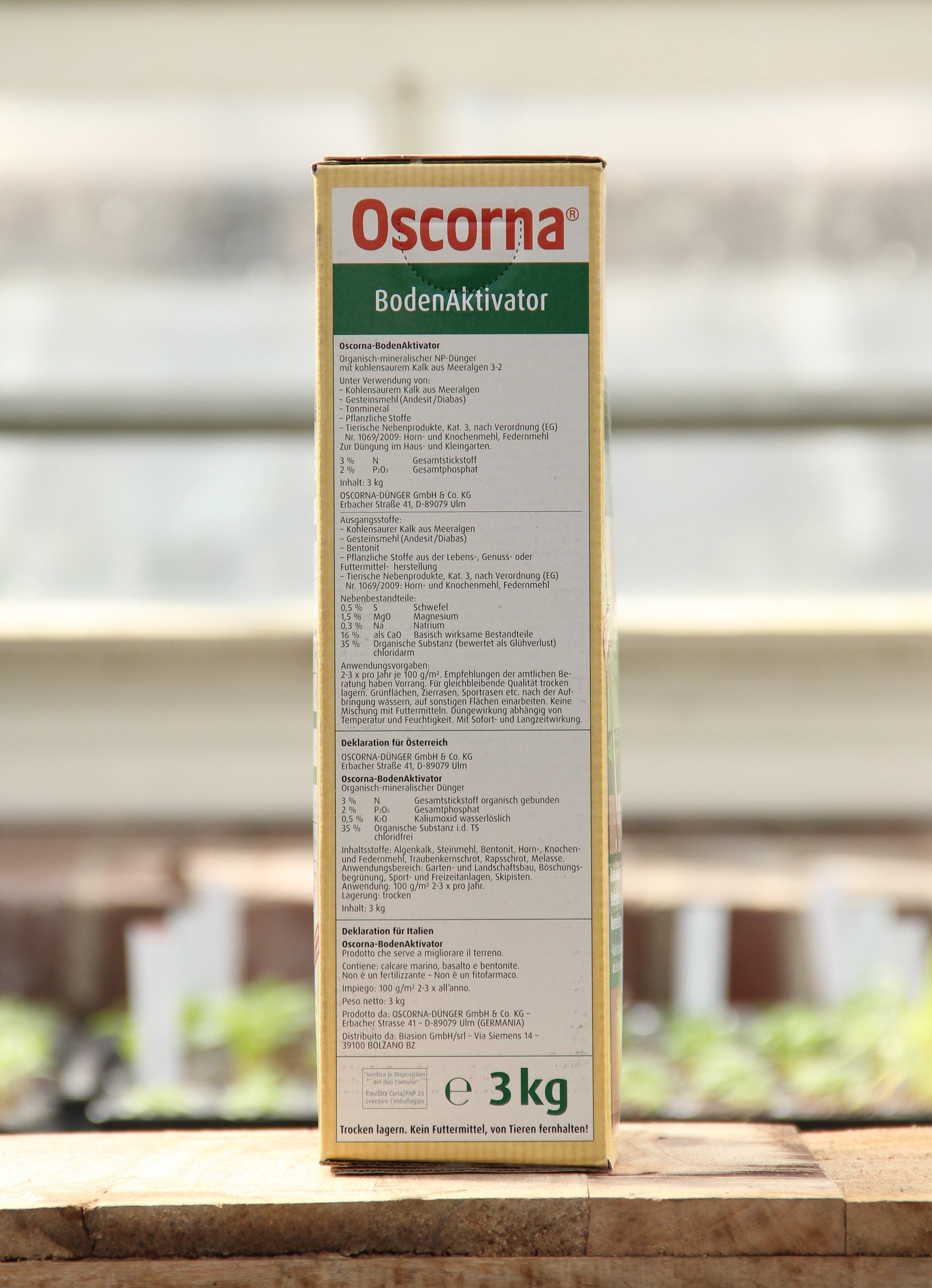 oscorna bio dünger Pflanzenstärkung