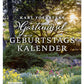 Der Geburtstagskalender Karl Foerster von Monumente Publikationen zeigt ein Cover mit einem farbenfrohen Garten mit bunten Blumen, üppigen grünen Pflanzen und Sonnenlicht, das durch hohe Bäume fällt.