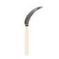 Die Niwaki | „Herbaceous Sickle“ Nokogama Reissichel aus Kohlenstoffstahl (32 cm) von Niwaki ist eine traditionelle japanische Sichel und ein unverzichtbares Gartengerät. Sie verfügt über einen leichten Holzgriff und eine gebogene Klinge aus Kohlenstoffstahl mit gezahnter Schneide, wodurch sie sich ideal zum Ernten oder zum Schneiden von Gras und Pflanzen eignet.