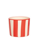Eine Tasse oder Schale „Zafferano | Lido Righe“ in Rot (23 cl) ist mittig auf einem schlichten weißen Hintergrund abgebildet und zeugt von der exquisiten italienischen Keramikkunst der renommierten Marke Zafferano.