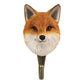 The Wildlife Garden | Handgeschnitzter Wandhaken aus Holz 'Fuchs' von Wildlife Garden ist ein dekorativer Wandhaken in Form eines detailreich geschnitzten Fuchskopfes mit Metallhaken - ideal als einzigartiger Blickfang für Ihre Wand.