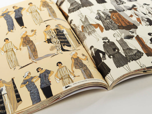 Das Pepin Press – Modernes Geschenk- und kreatives Papierbuch der 1920er Jahre, Band 93, enthält Vintage-Modeillustrationen, die sich ideal als Inspiration für einzigartiges Geschenkpapier und Papierhandwerk eignen.