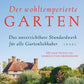Das Buchcover von "Der wohltemperierte Garten | Erfolge und Fehlschläge beim Gärtnern erzählt von Christopher Lloyd" (Marke: Dr. Isabelle Van Groeningen) zeigt einen lebendigen Blumengarten und ein Backsteinhaus unter blauem Himmel, mit deutschem Text.