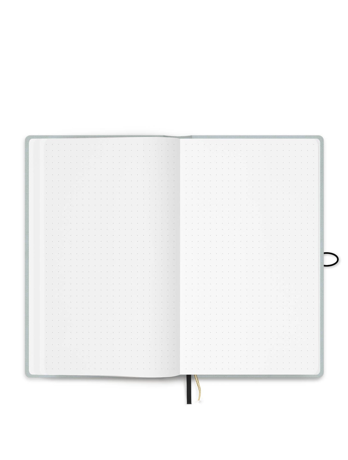 Das Tinne Mia Notizbuch mit Knopf 'Leinen Rose Dawn' zeichnet sich durch FSC-zertifizierte, gepunktete weiße Seiten, einen hellen Einband, abgerundete Ecken und zwei Lesezeichen aus Band (schwarz und gelb) aus - ideal als Tagebuch oder Bullet Journal.