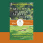 Buchcover für "Die Sieben Jahreszeiten | Isabelle Van Groeningen führt uns durchs Jahr und durch ihre Gärten" von Isabelle Van Groeningen. Eine grüne Gartenszene mit einem hölzernen Liegestuhl und Tisch, gelber und weißer Text.